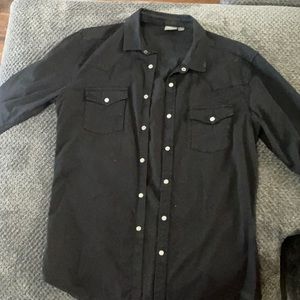 Asos men’s pearl snap-down in great condition